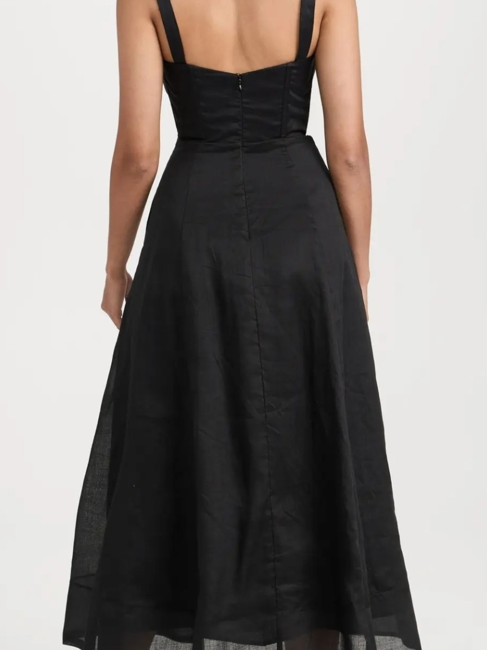 BARDOT Adaline Corset Midi Dress. - Picture 3 of 7